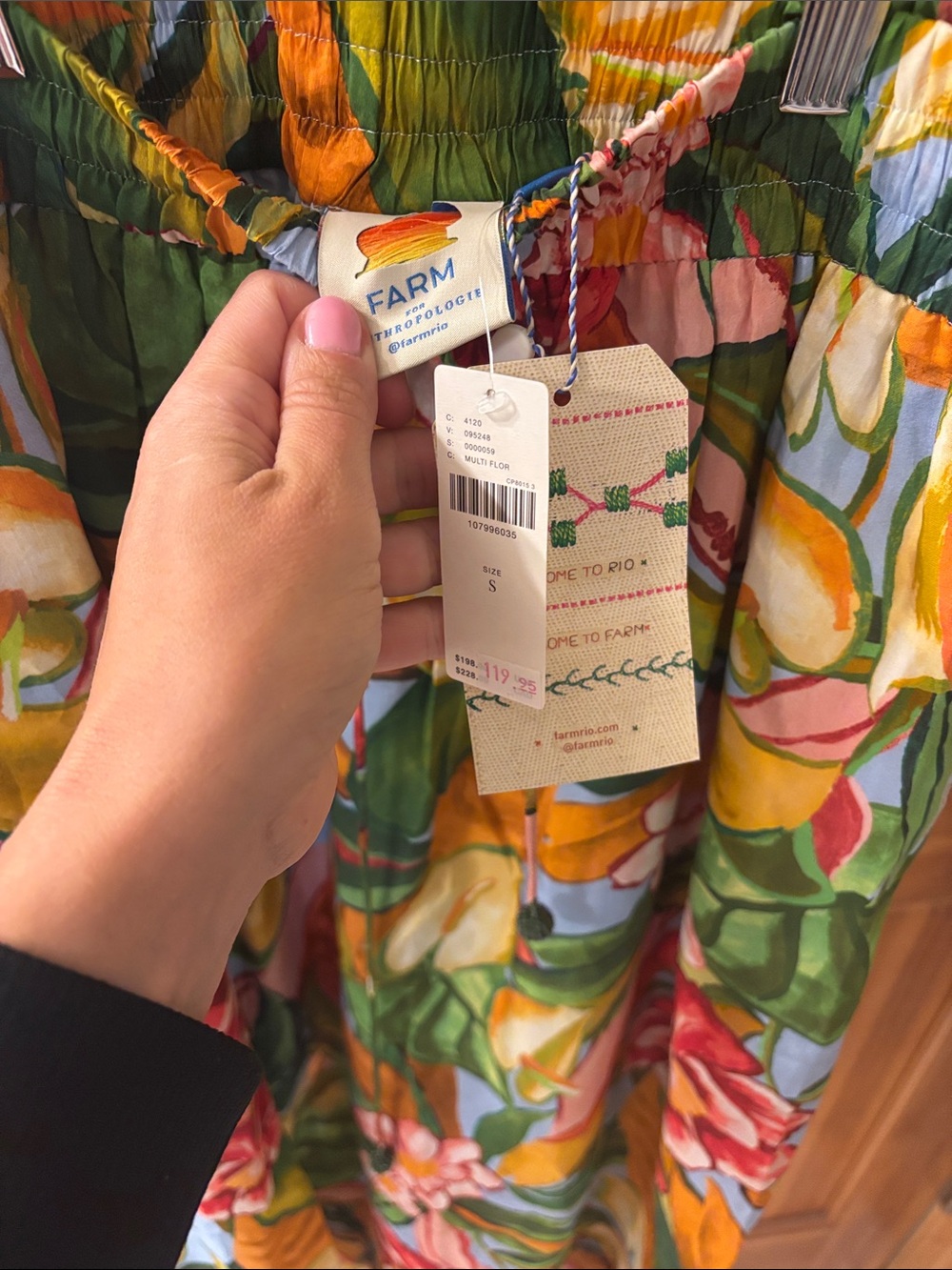 FARM Rio Tropical Floral Maxi Skirt - NWT - Picture 3 of 4